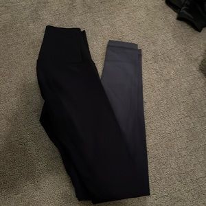 black ombre lululemon leggings
